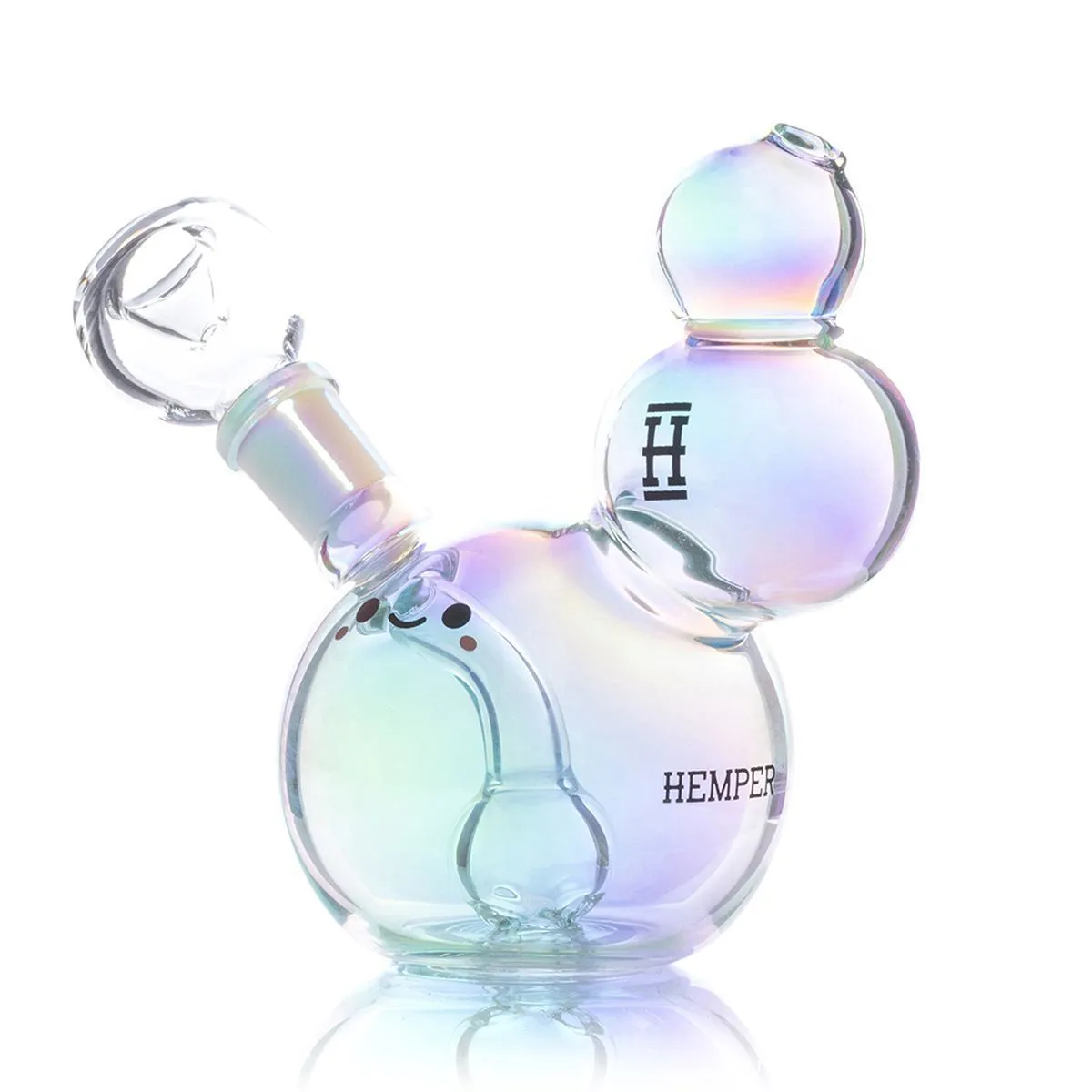 Hemper Bubble Bong - Bong in vetro iridescente — immagine 3
