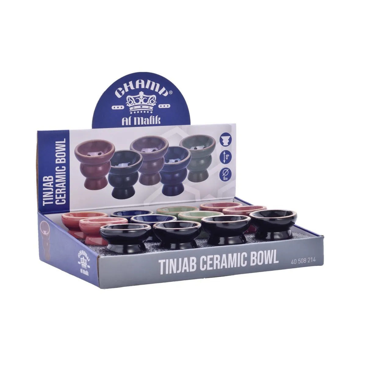 Fornello in ceramica per shisha Tinjab (Champ Al Malik) — immagine 3