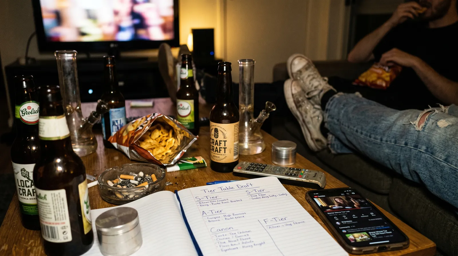 AZARIUS · I migliori film stoner classificati — la tabella tier