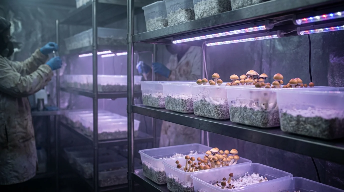 AZARIUS · La grow room clandestina dove regna il Golden Teacher