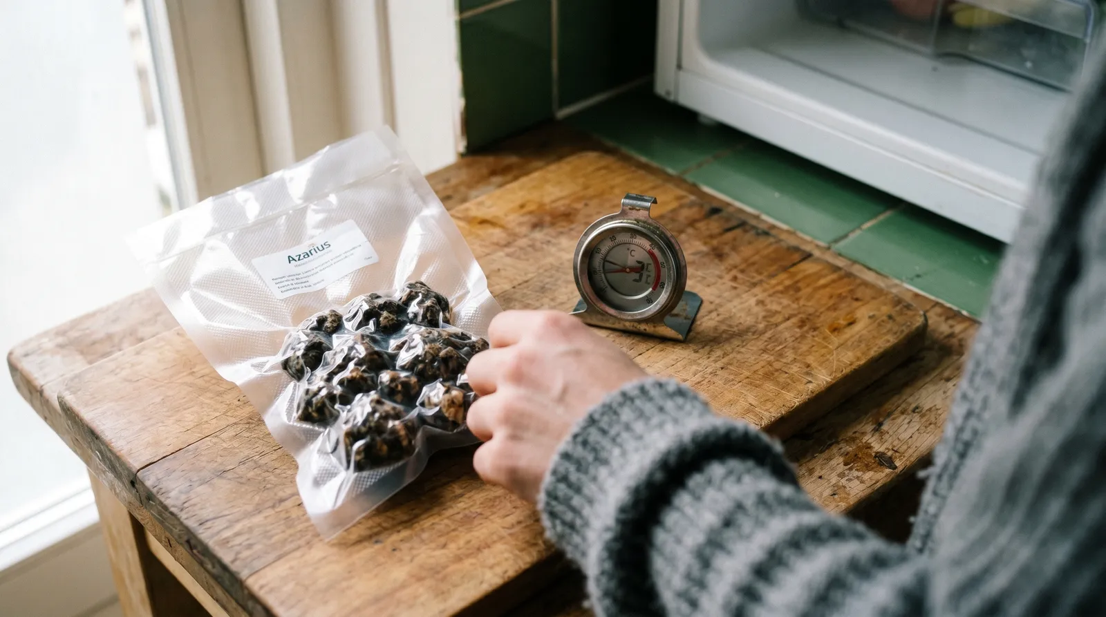 AZARIUS · Passo 4: buio e asciutto