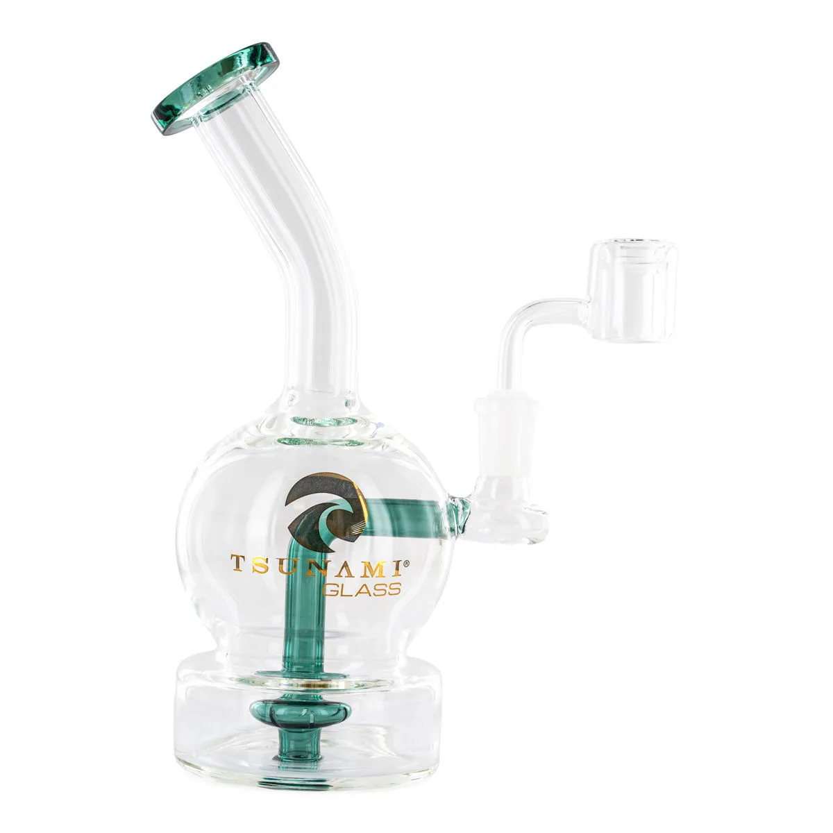 Rig per concentrati Shower Head 7'' (Tsunami Glass) — immagine 3