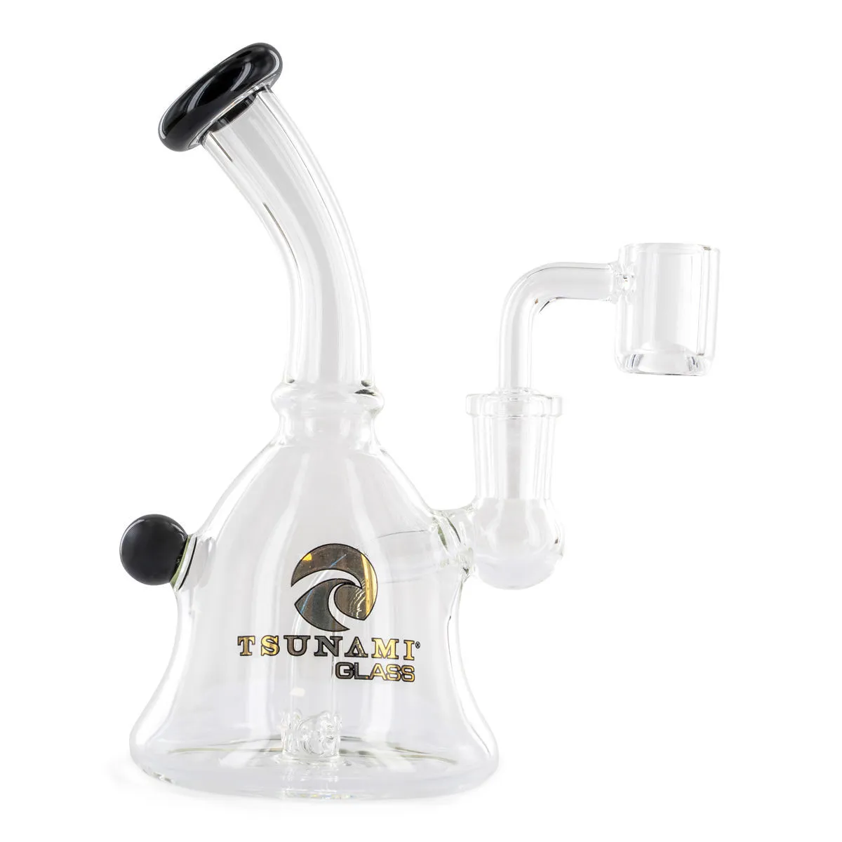 Dab Rig Mini Bell 6″ (Tsunami Glass) — immagine 4