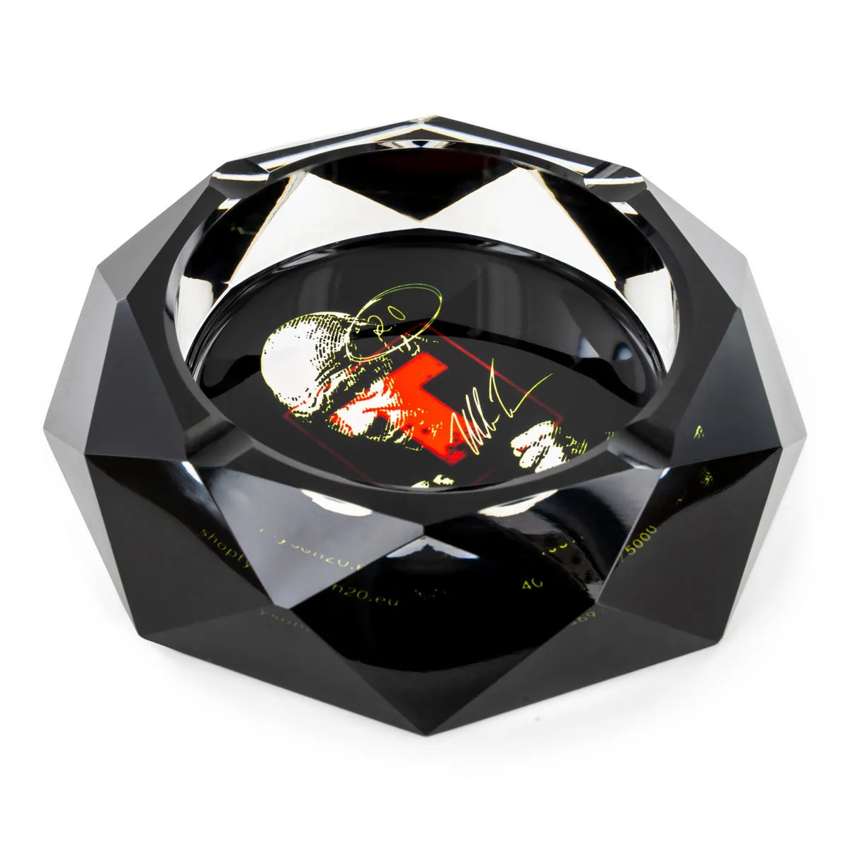 Posacenere Diamond Cut Nero Tyson 2.0 — immagine 3
