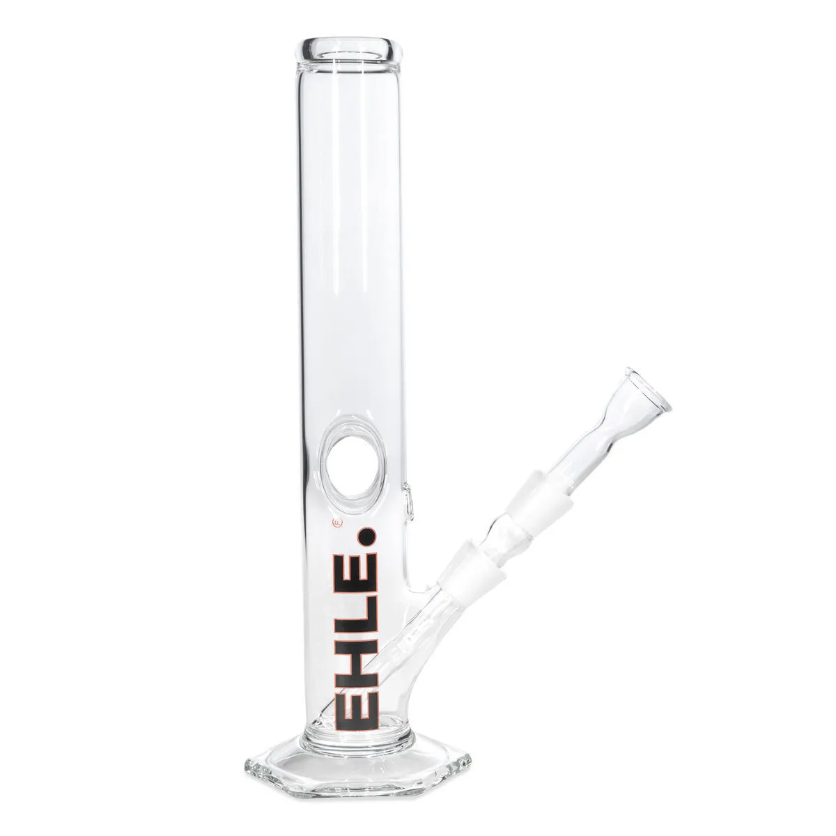 Bong in vetro con ghiaccio EHLE Black Hole