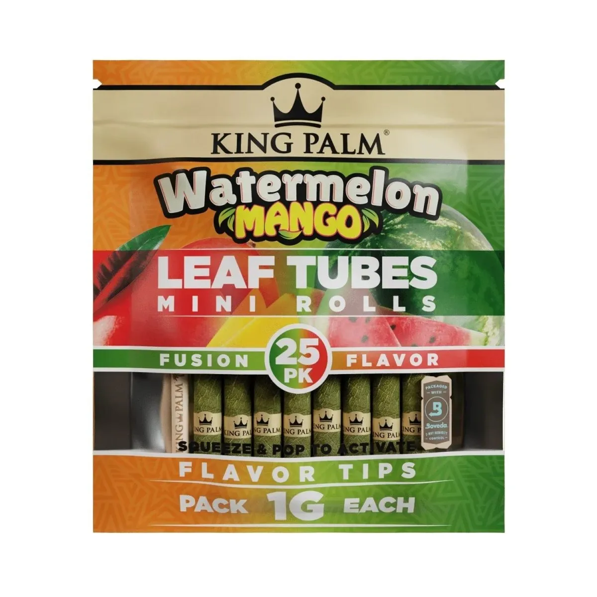 Foglia Fusion Flavour 25pz (King Palm) — immagine 3