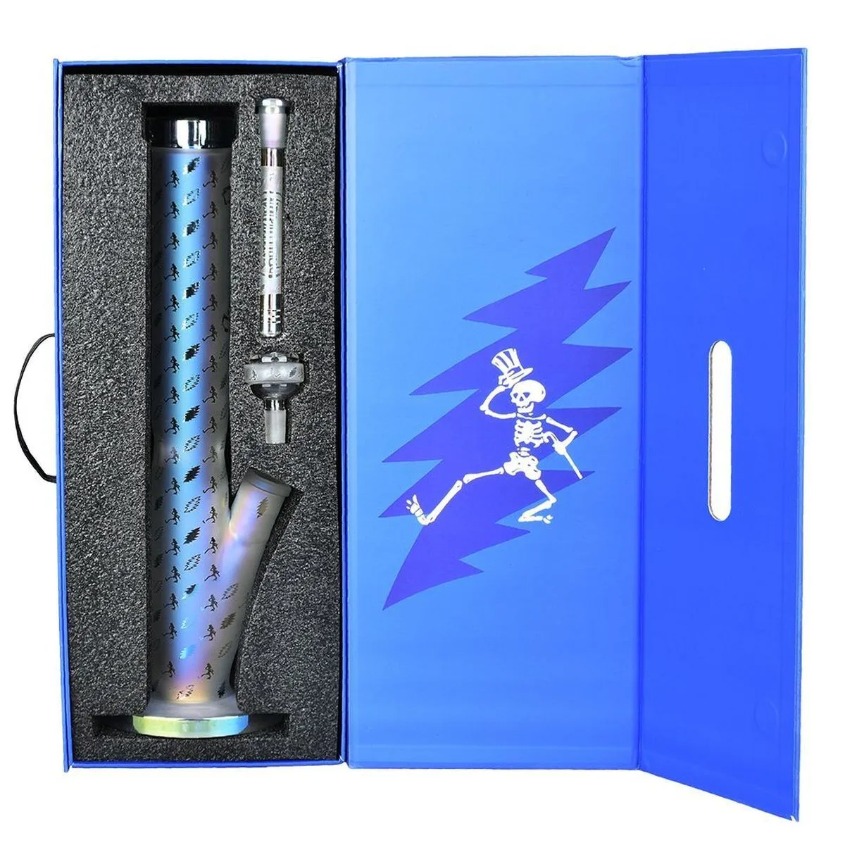 Bong in vetro Bolts and Skellies (Grateful Dead x Pulsar) — immagine 2