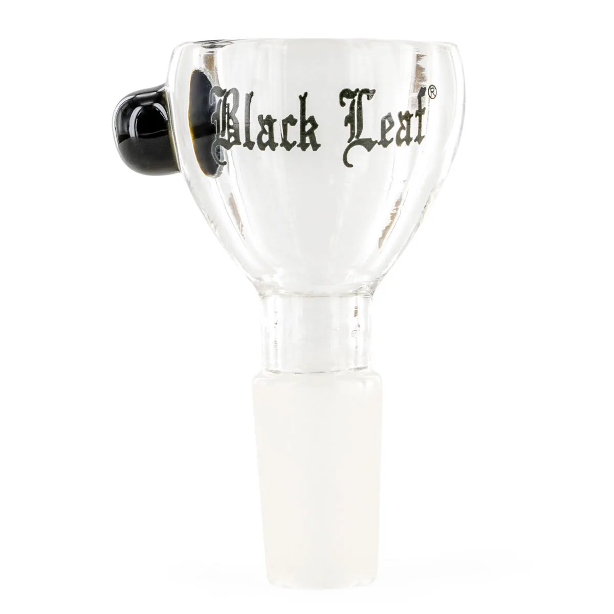 Fornello in Vetro Black Leaf