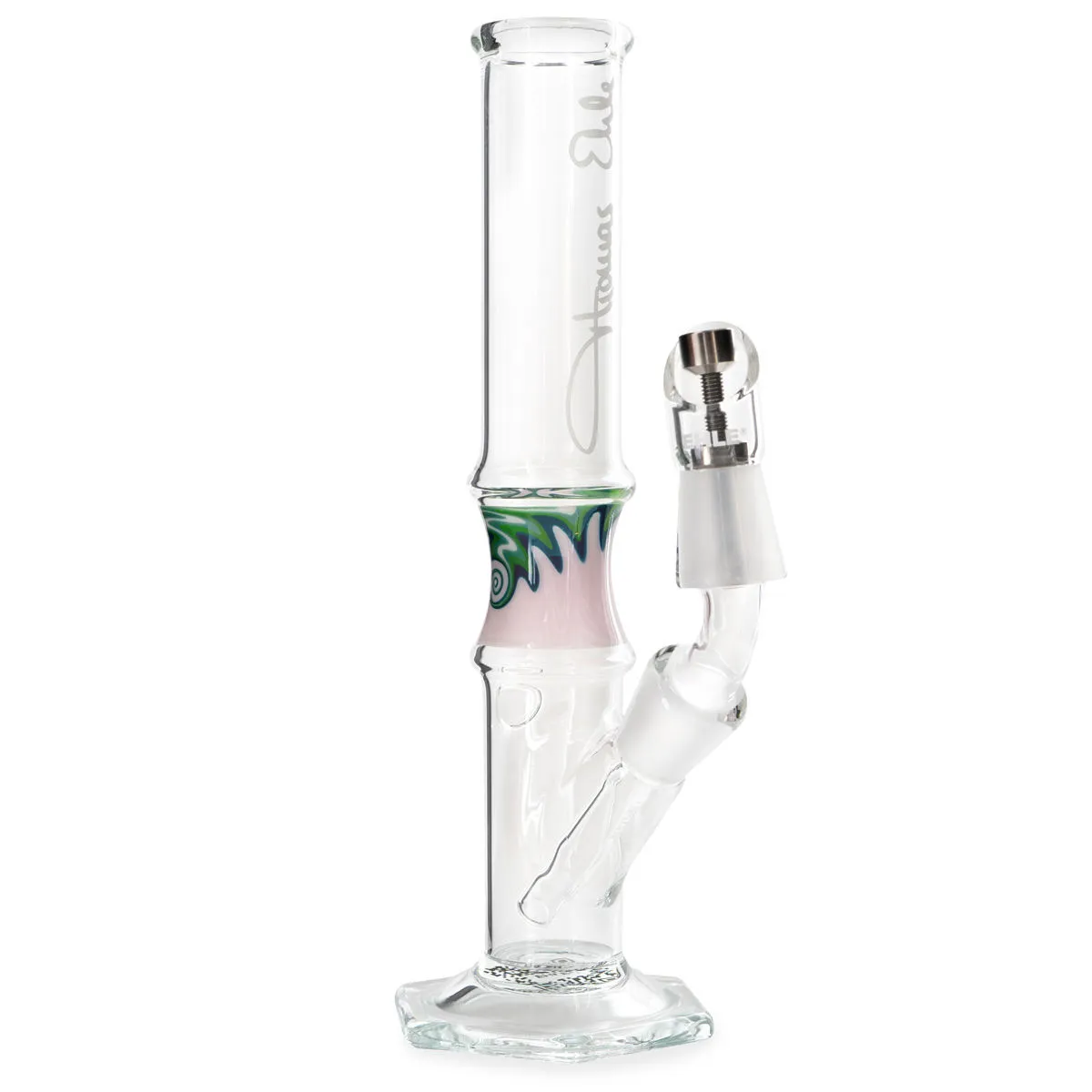 Bong per dabbing in vetro Malachite (EHLE)