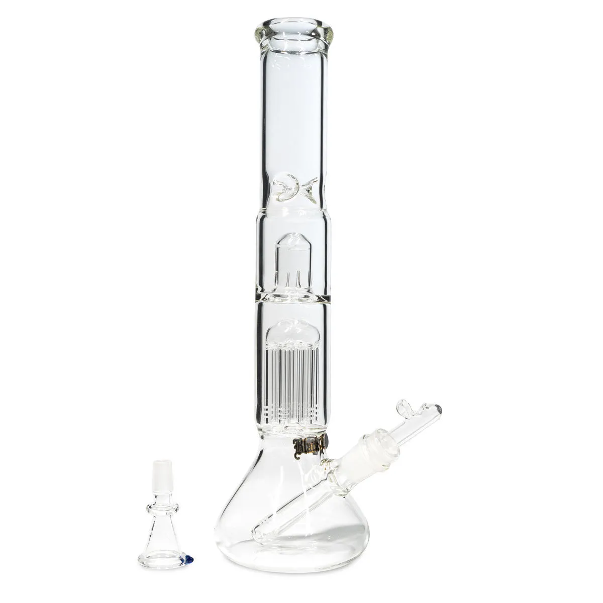 Bong in vetro per erbe e oli Black Leaf — immagine 2