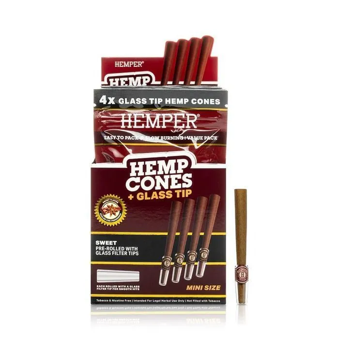 Hemper Coni in canapa 1¼ + filtro in vetro conf. 4 pezzi — immagine 4