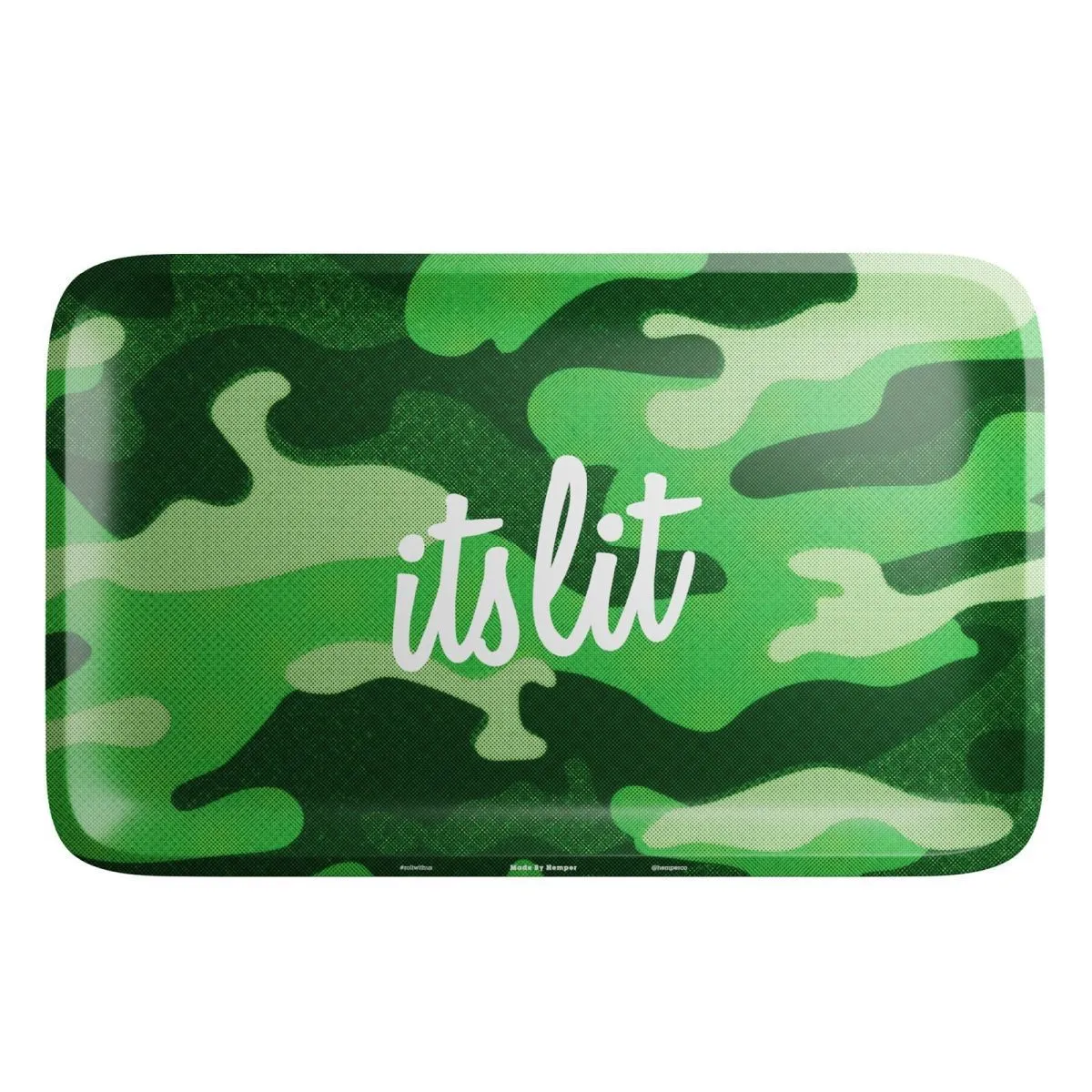 It's Lit! Vassoio per rollare mimetico verde chiaro — immagine 3