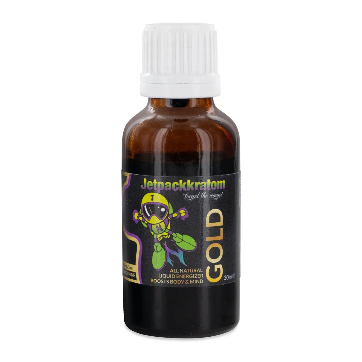 Jetpackkratom GOLD Estratto Liquido - 80mg — immagine 3