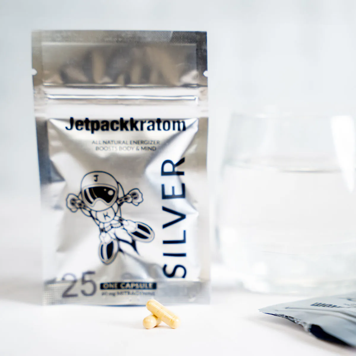 Jetpackkratom SILVER 60mg Extract - Capsules — immagine 2