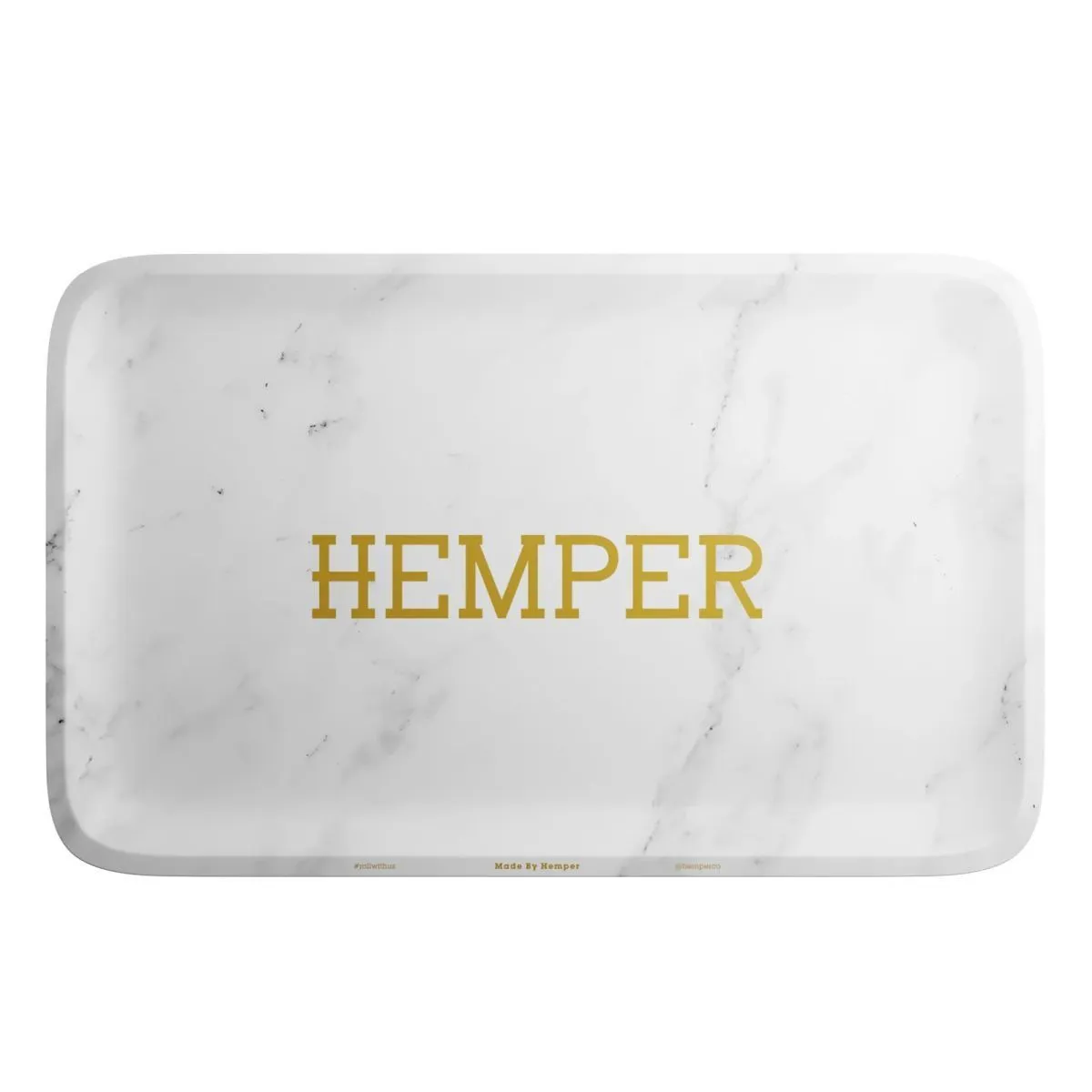 Vassoio per Rollare Hemper Luxe White Marble — immagine 3