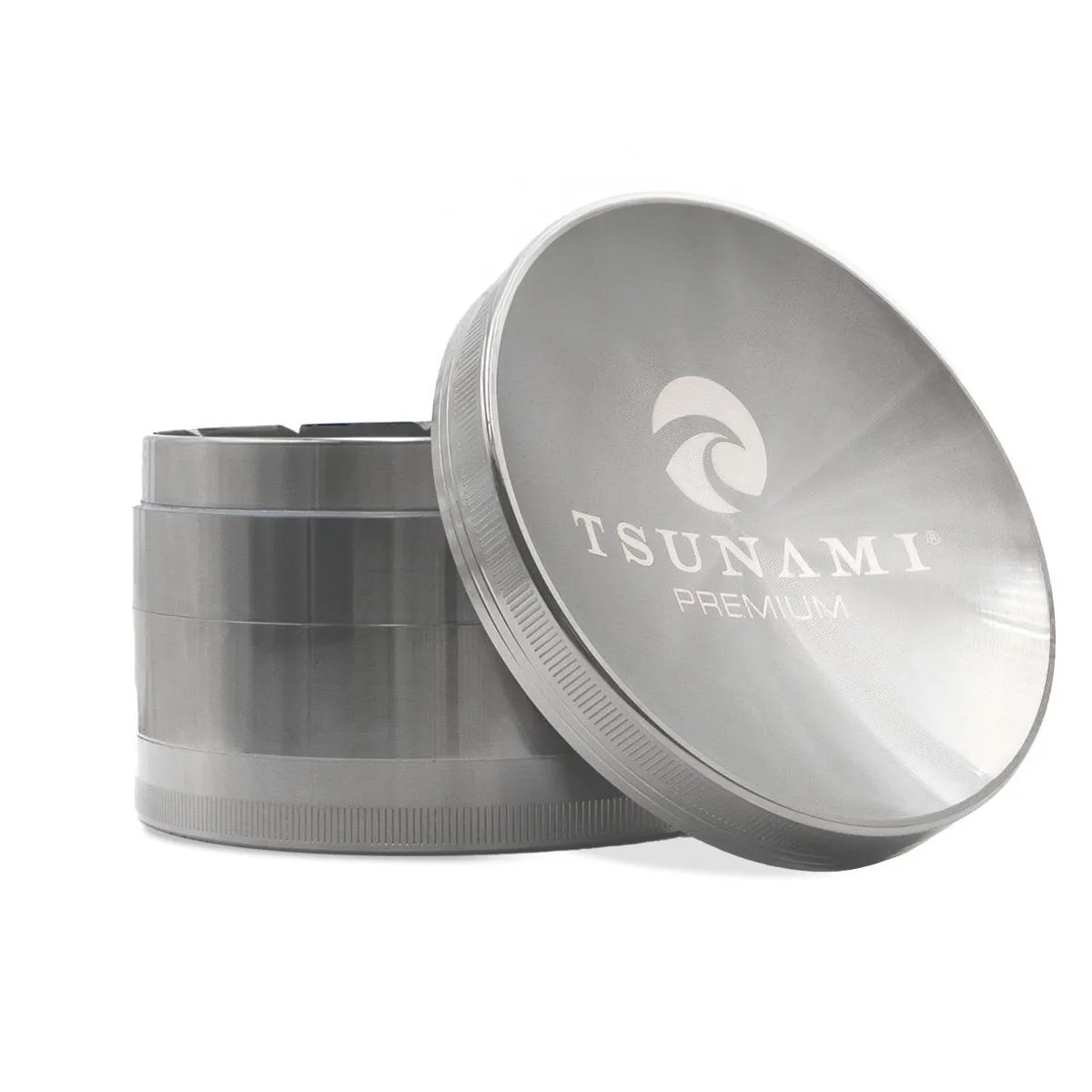 Grinder in metallo 100mm (Tsunami Glass) — immagine 4