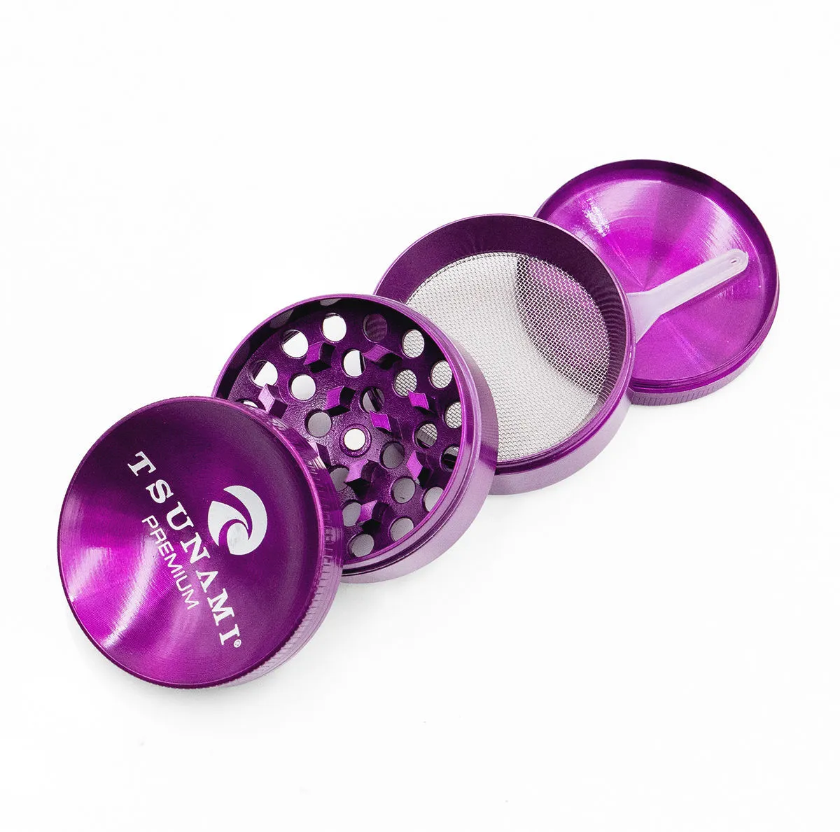 Grinder in metallo 50mm (Tsunami Glass) — immagine 3