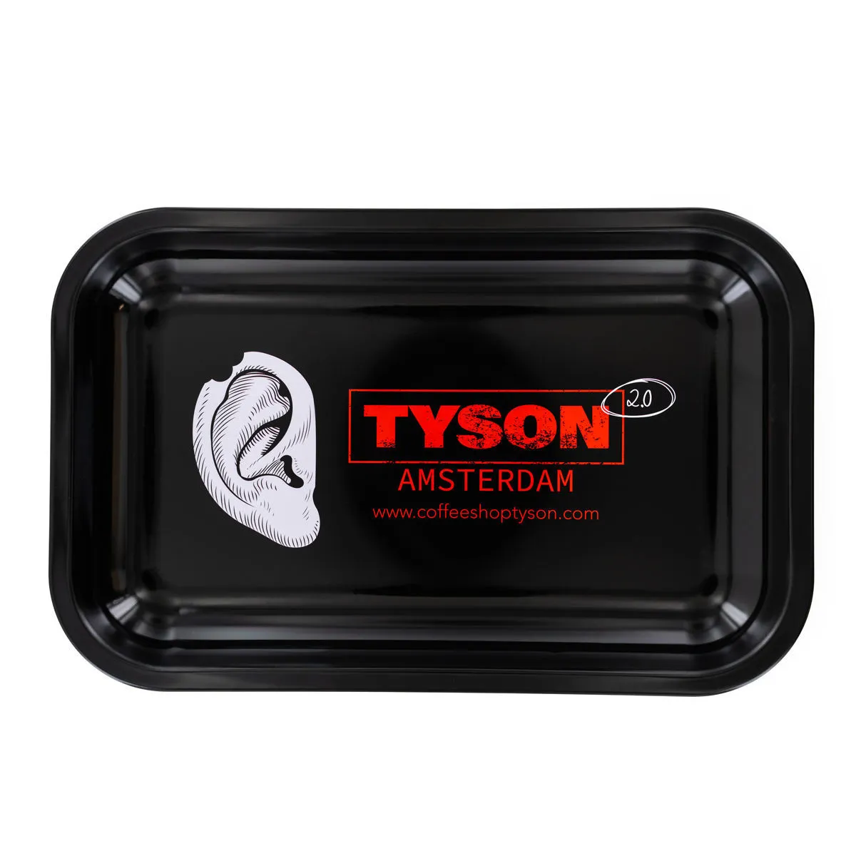 Vassoio per rollare in metallo nero "Mike Bite" Tyson 2.0 — immagine 3