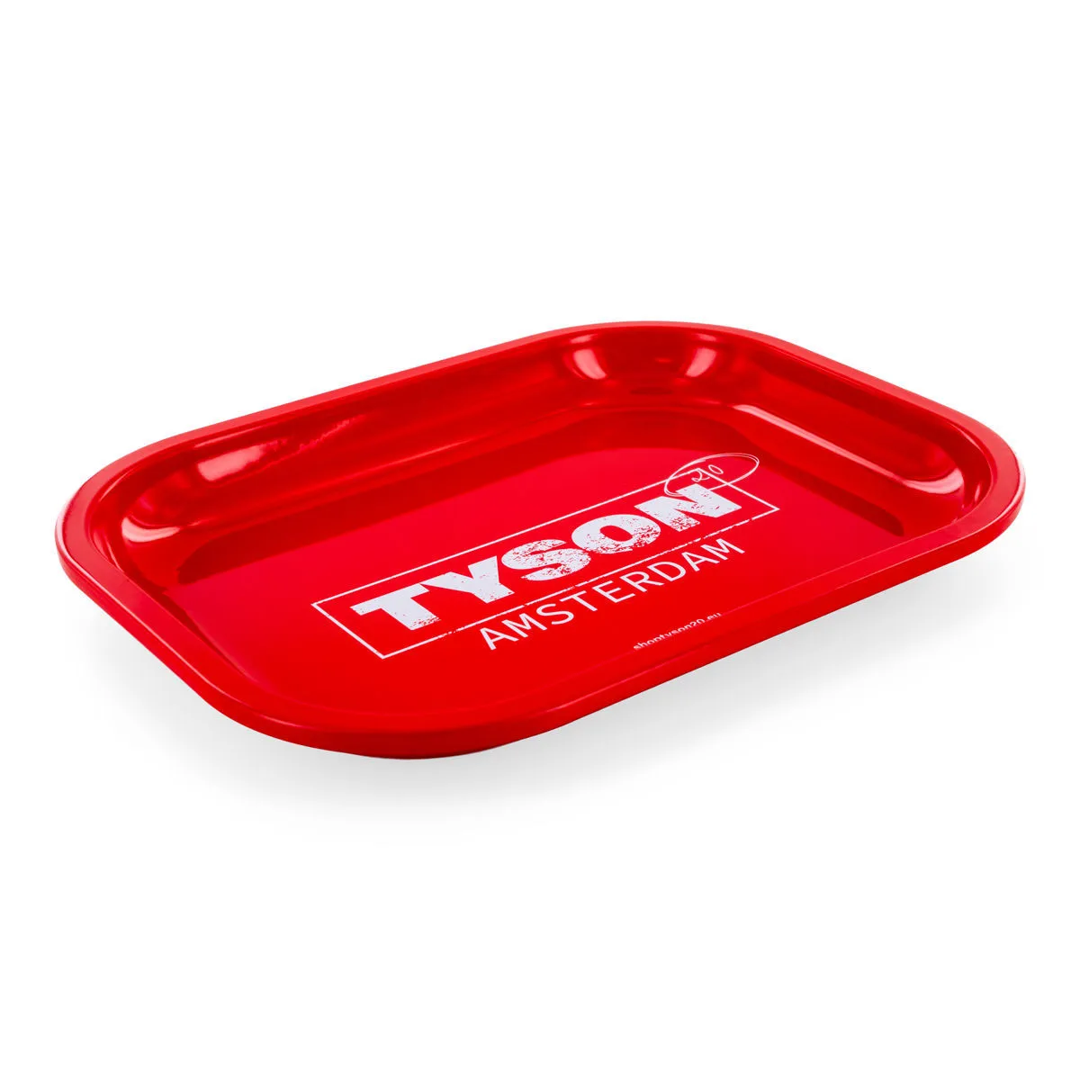 Vassoio per rollare in metallo rosso "Tyson Amsterdam" — immagine 4