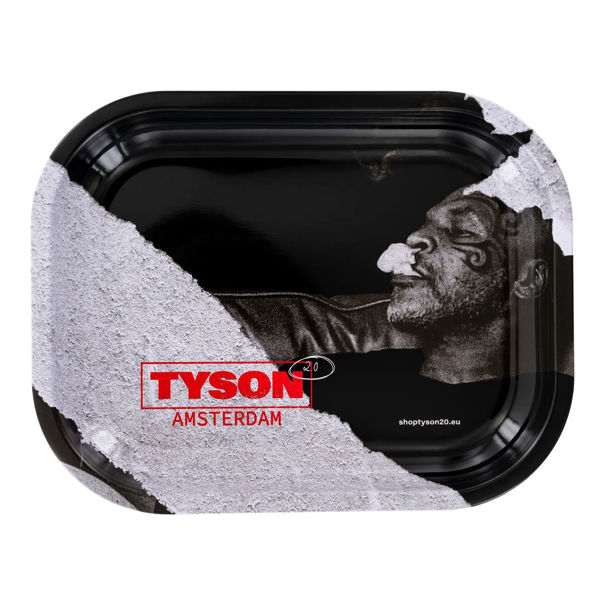 Vassoio per rollare in metallo bianco "Relaxing Mike" — immagine 3