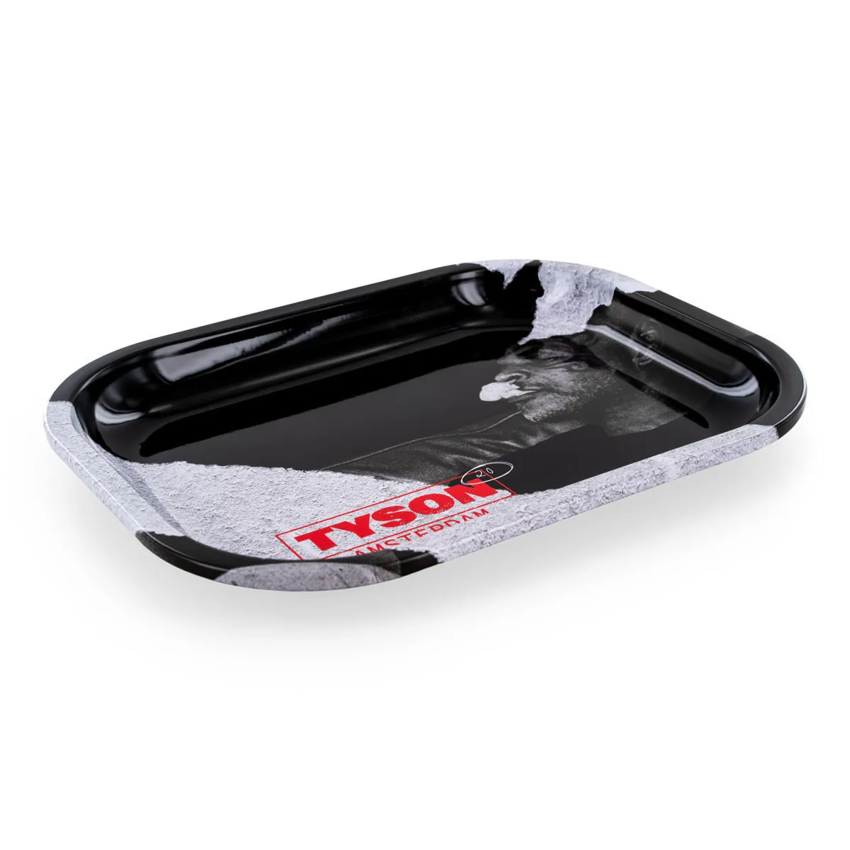 Vassoio per rollare in metallo bianco "Relaxing Mike" — immagine 4