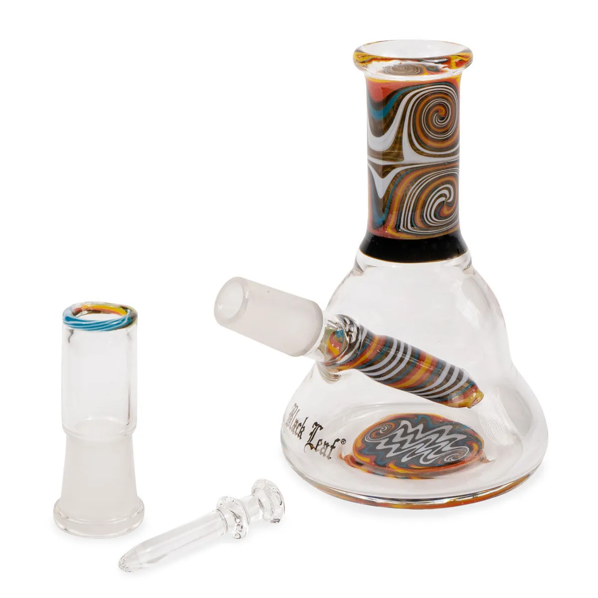 Mini Oil Bong Orange Swirl — immagine 2