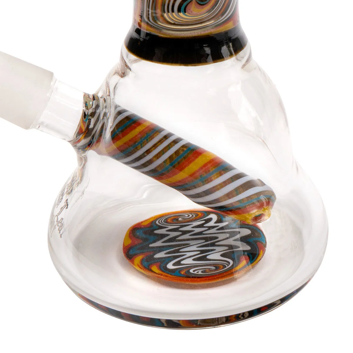 Mini Oil Bong Orange Swirl — immagine 3