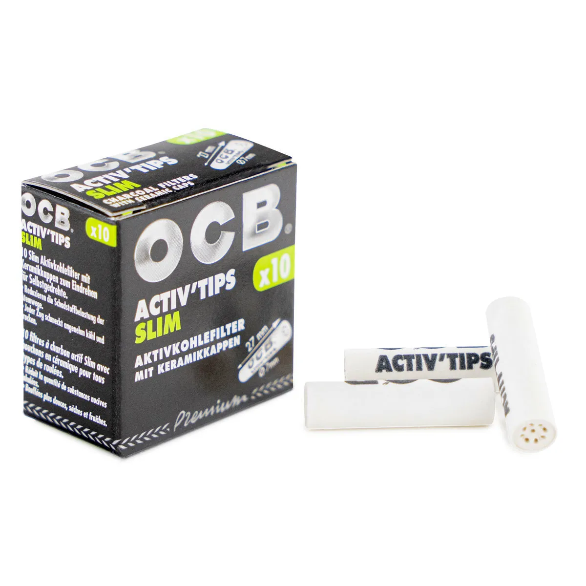 OCB Activ'Tips Slim Filtri ai Carboni Attivi — immagine 2