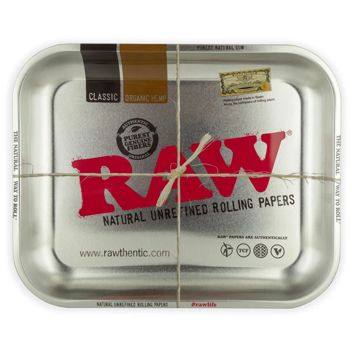 Vassoio per rollare RAW Silver — immagine 2