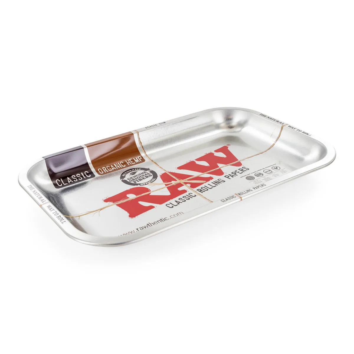 Vassoio per rollare RAW Silver — immagine 4