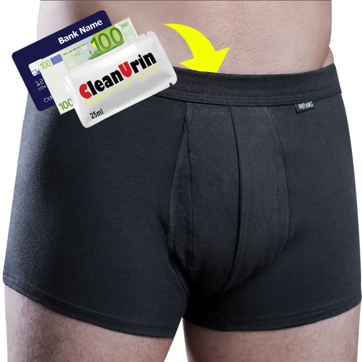 Boxer Uomo con Tasca Segreta Secret Stash