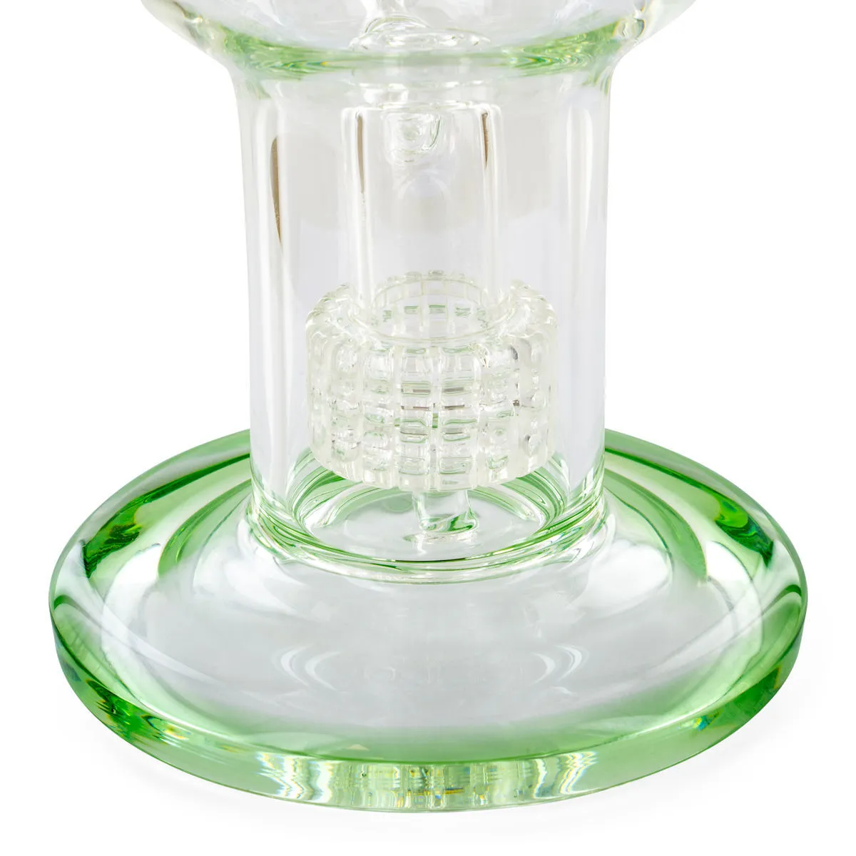Dab Rig Globo con Percolatore Shower Head 11'' (Tsunami Glass) — immagine 3