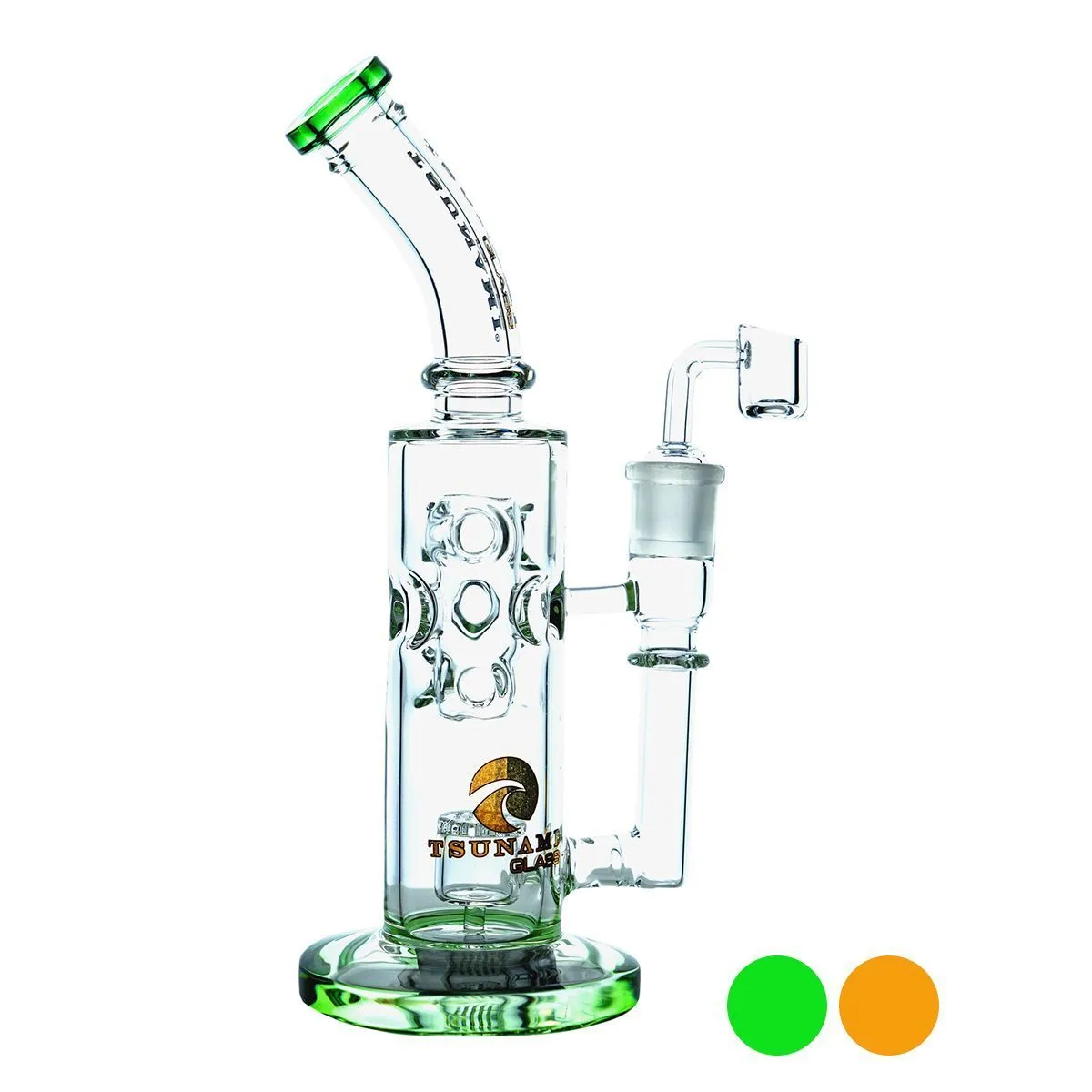Dab Rig Swiss Shower Head 11'' (Tsunami Glass)