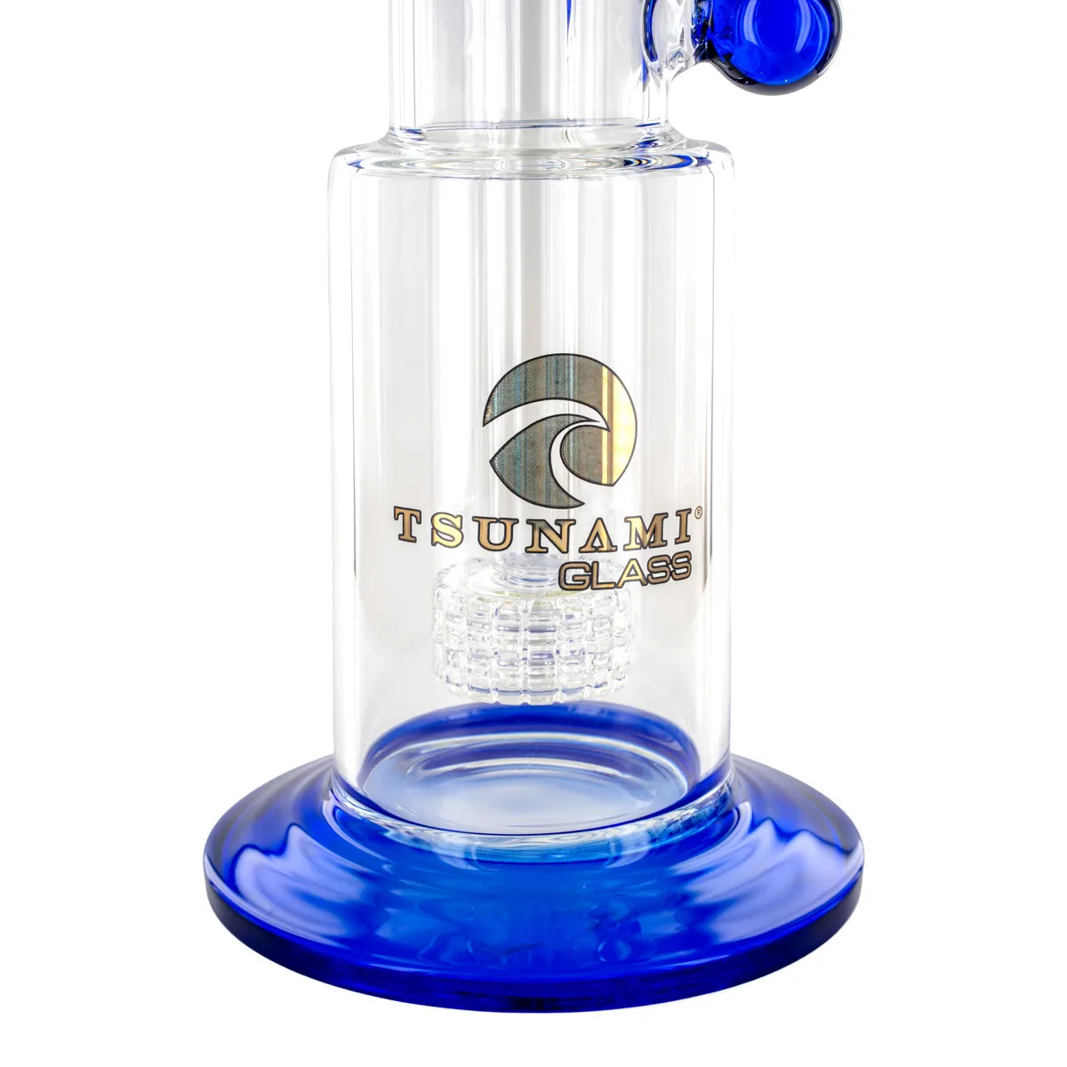 Dab Rig Side Neck Shower Head 10'' (Tsunami Glass) — immagine 2
