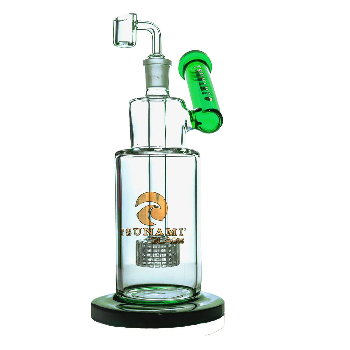 Dab Rig Side Neck Shower Head 10'' (Tsunami Glass) — immagine 4