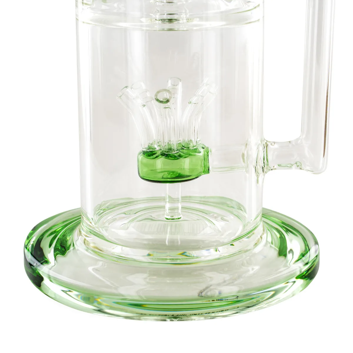 Bong Sprinkler Cube Perc 14'' (Tsunami Glass) — immagine 2