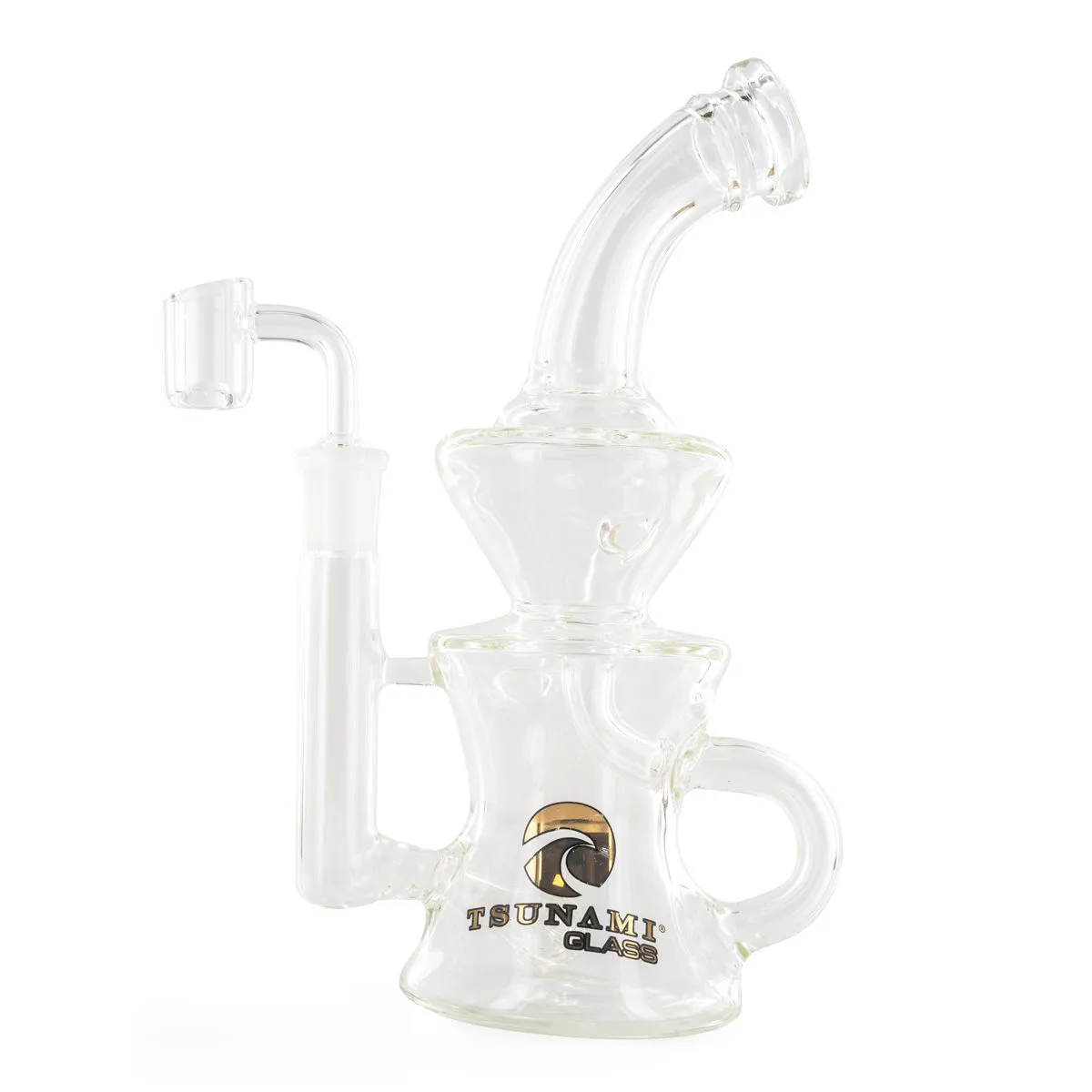 Dab Rig Recycler Sprinkler 9'' (Tsunami Glass) — immagine 2