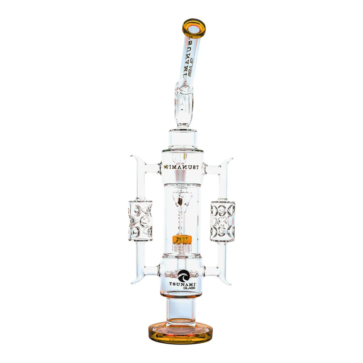 Bong Recycler con Sprinkler Shower Head 20'' (Tsunami Glass) — immagine 2