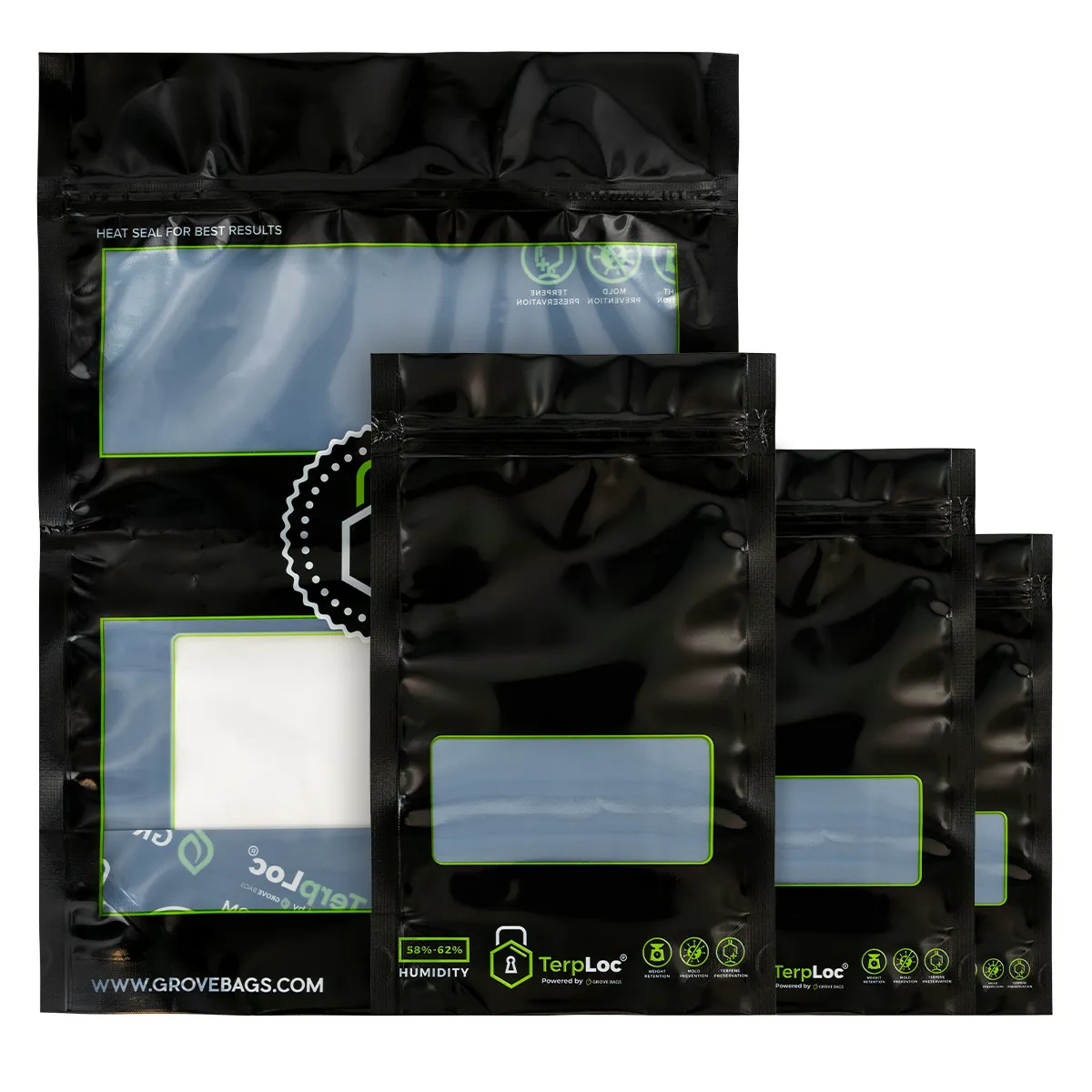 Busta TerpLoc con Finestra Grove Bags