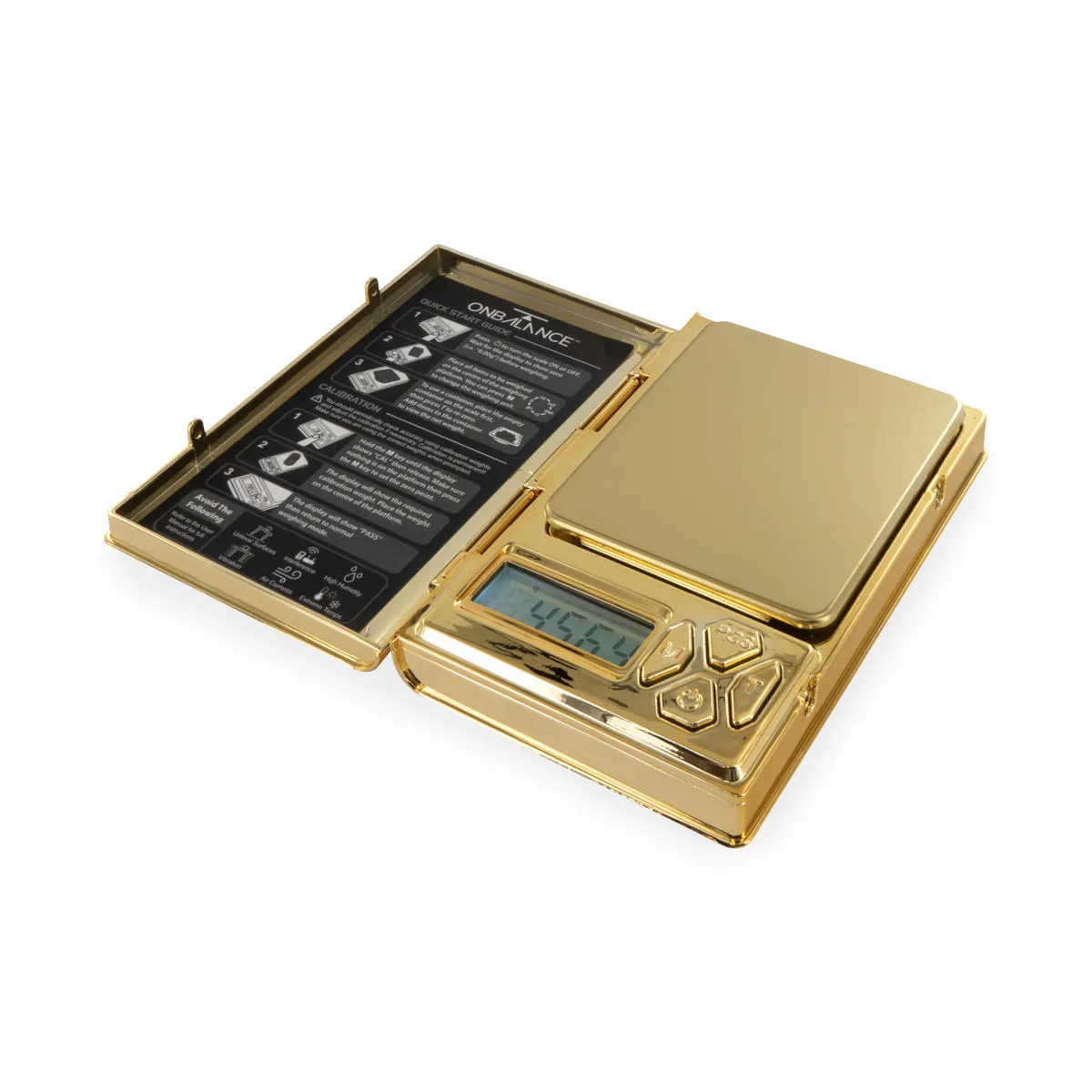 The Shine Mini Bilancia Cromo Oro - 100 × 0.01g — immagine 2