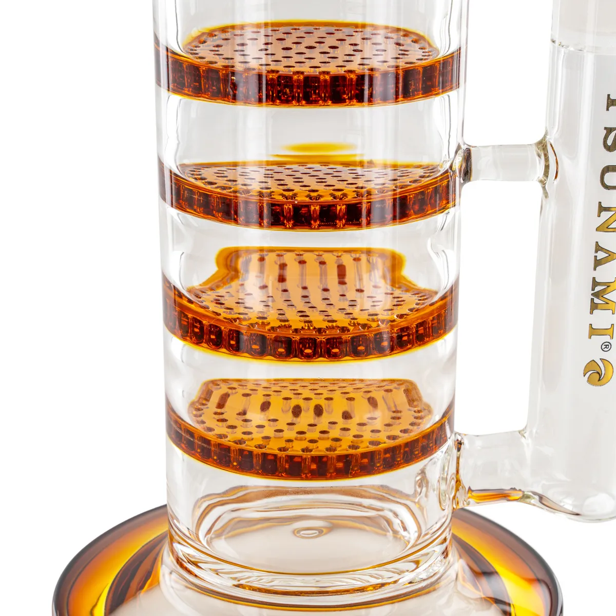 Bong Tsunami Glass Triple Honeycomb Turbine 18''  — immagine 3