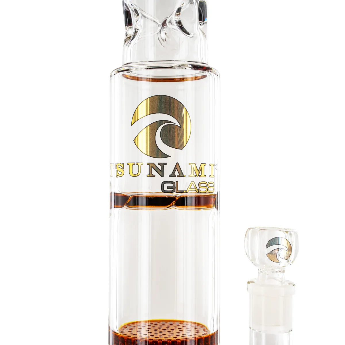 Bong Tsunami Glass Triple Honeycomb Turbine 18''  — immagine 4