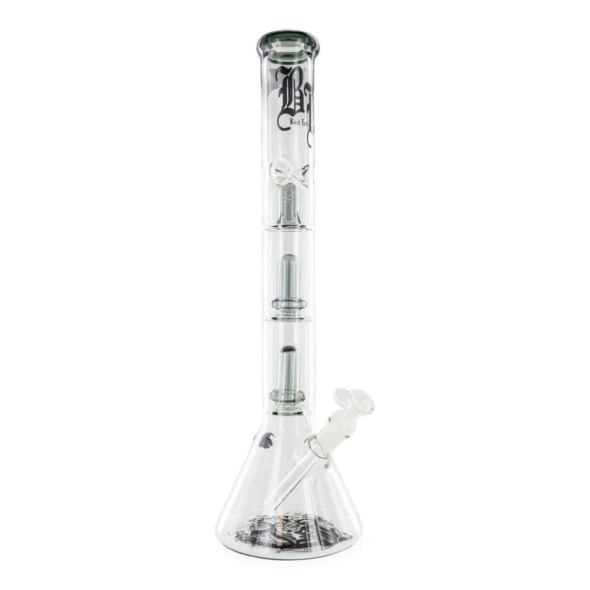 Bong con Triplo Percolatore Black Leaf