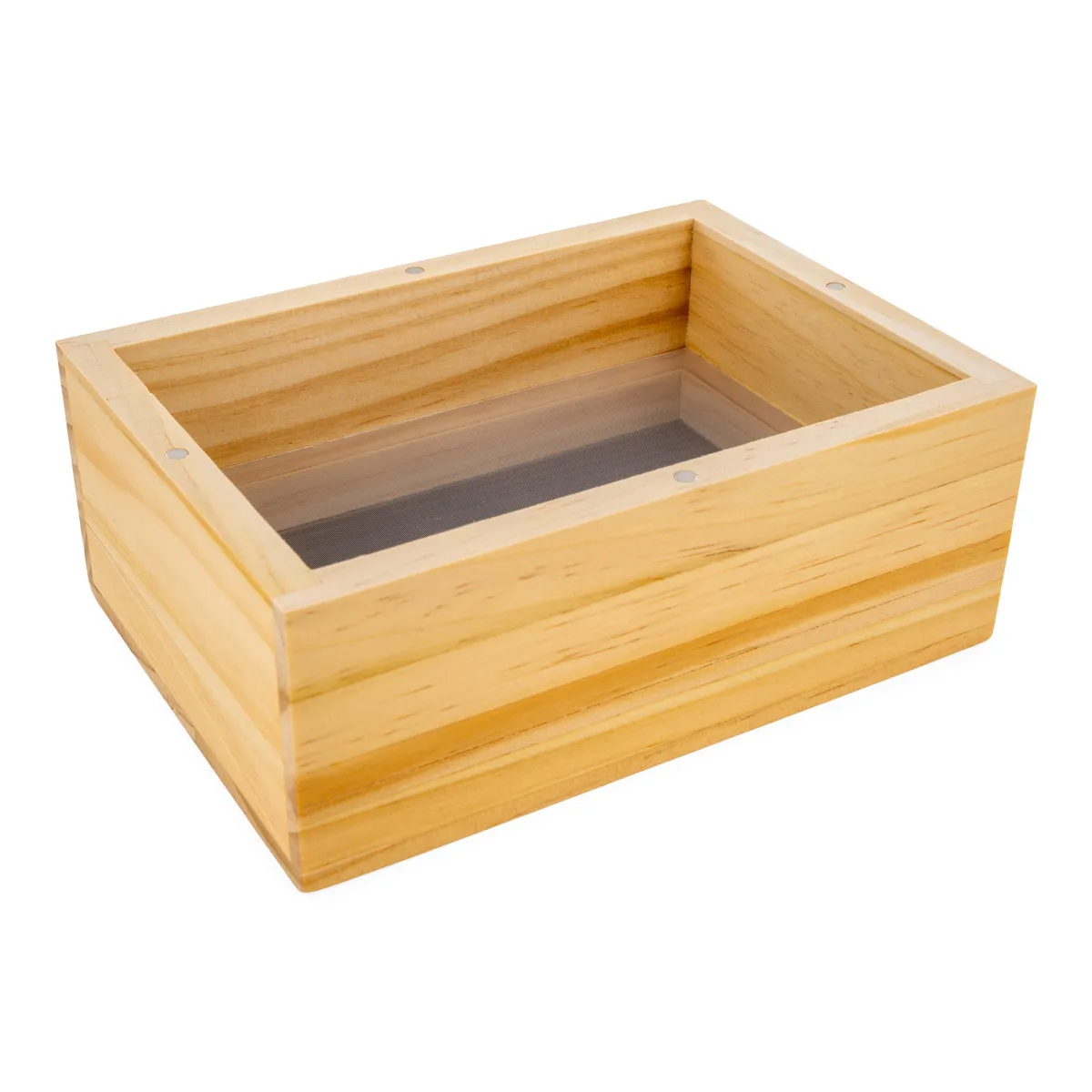 Scatola setaccio in legno — immagine 4
